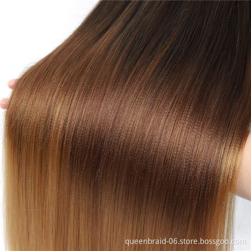 Wholesale Pre Stretched Tricolor Hair Synthetic Women Fibre Set Braids for Black People 26 inch Braid Hair Extensions